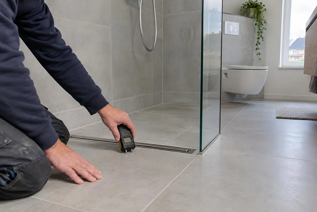Lekdetectie Leiderdorp – badkamer in een nieuwbouwwoning