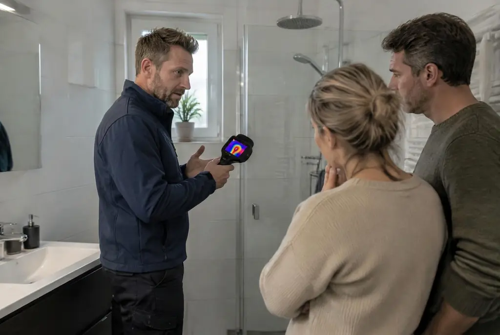 Lekdetectie Leiderdorp – specialist legt bevindingen uit aan bewoner